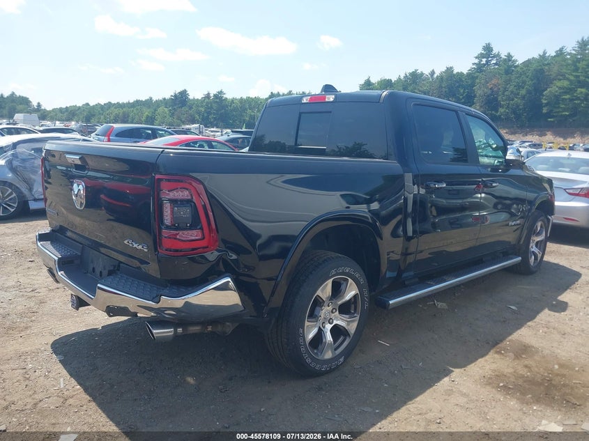 2021 Ram 1500 VIN 1C6SRFJT3MN553655 IAAI salvage auction — REAR END, Salvage Title, sold $11,300 on 2026-09-03 (photo 4)