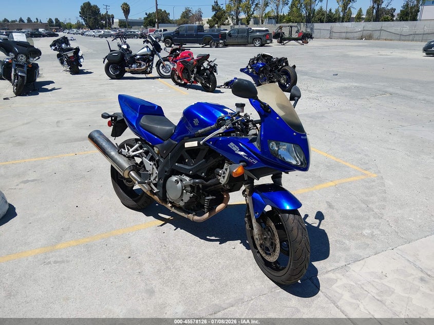 2005 Suzuki Sv650 VIN JS1VP53AX52103127 IAAI salvage auction — NORMAL WEAR, Clear - Dealer Only (California), sold $200 on 2026-07-20 (photo 1)
