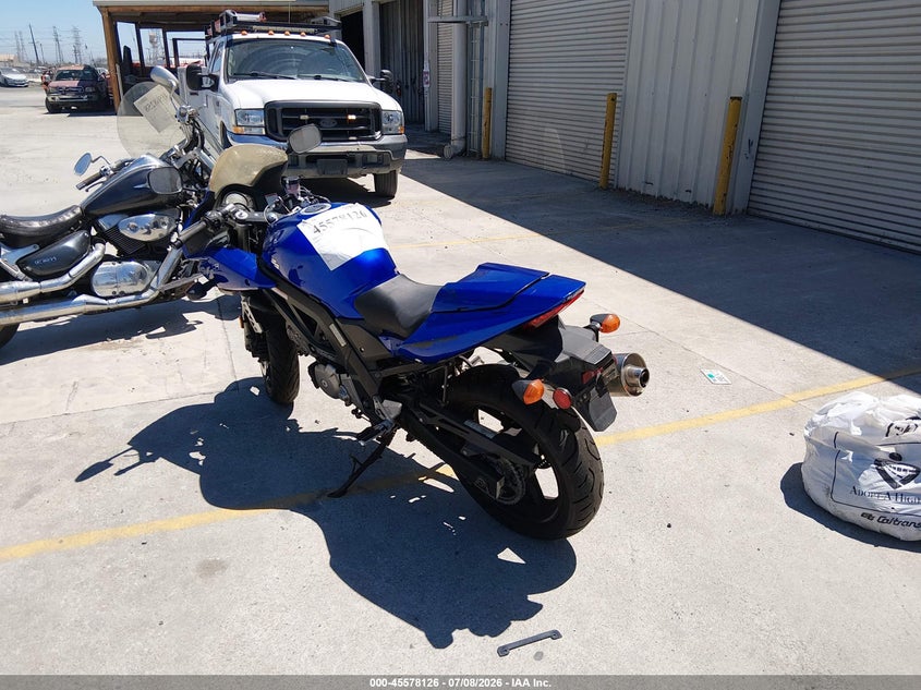 2005 Suzuki Sv650 VIN JS1VP53AX52103127 IAAI salvage auction — NORMAL WEAR, Clear - Dealer Only (California), sold $200 on 2026-07-20 (photo 3)