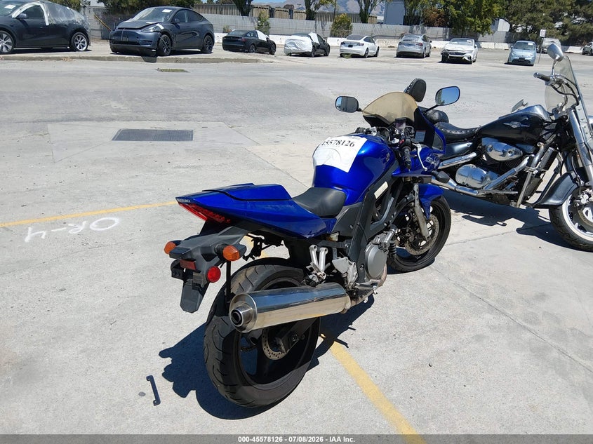 2005 Suzuki Sv650 VIN JS1VP53AX52103127 IAAI salvage auction — NORMAL WEAR, Clear - Dealer Only (California), sold $200 on 2026-07-20 (photo 4)