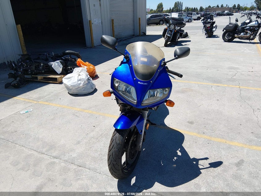 2005 Suzuki Sv650 VIN JS1VP53AX52103127 IAAI salvage auction — NORMAL WEAR, Clear - Dealer Only (California), sold $200 on 2026-07-20 (photo 5)