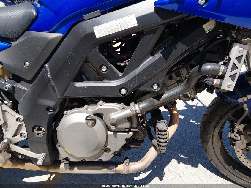 2005 Suzuki Sv650 VIN JS1VP53AX52103127 IAAI salvage auction — NORMAL WEAR, Clear - Dealer Only (California), sold $200 on 2026-07-20 (photo 8)