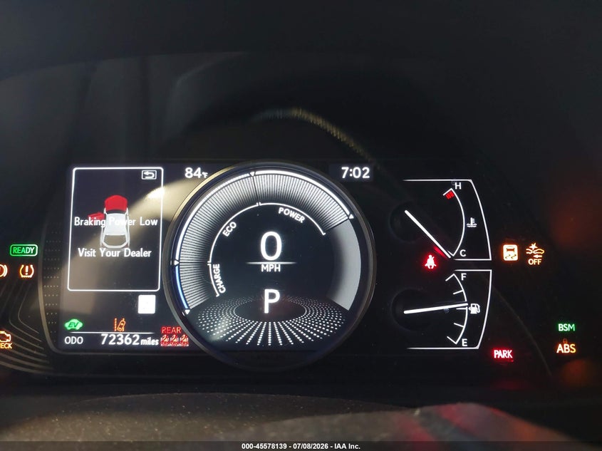 2020 Lexus Ux VIN JTHP9JBHXL2027551 IAAI salvage auction — SUSPENSION, Rebuildable (Florida), sold $7,000 on 2026-07-29 (photo 7)