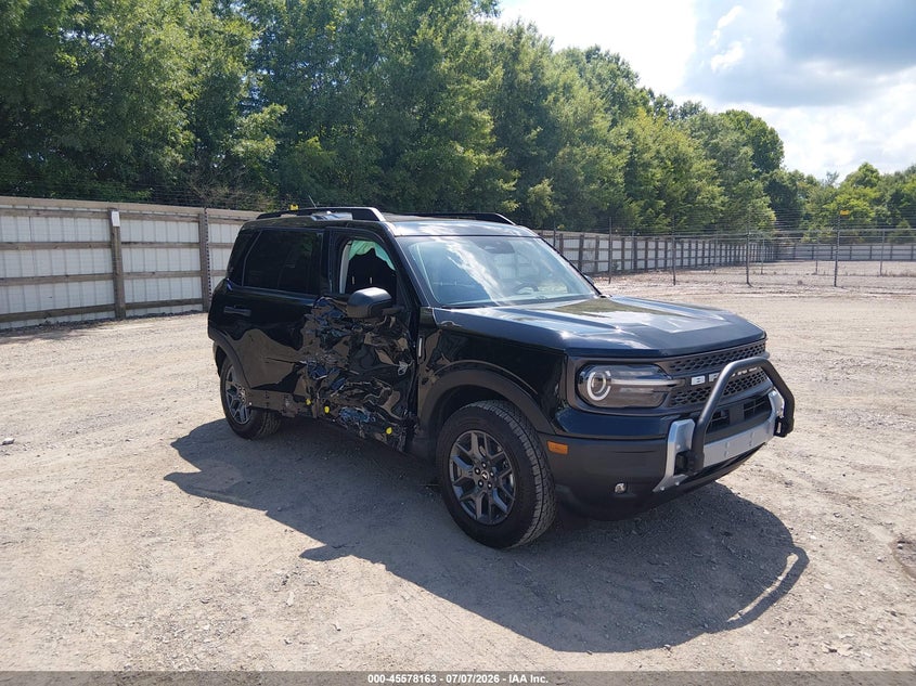 2025 Ford Bronco sport VIN 3FMCR9BN9SRF80119 IAAI salvage auction — RIGHT SIDE, Salvage (Tennessee), sold $8,600 on 2026-08-19 (photo 1)