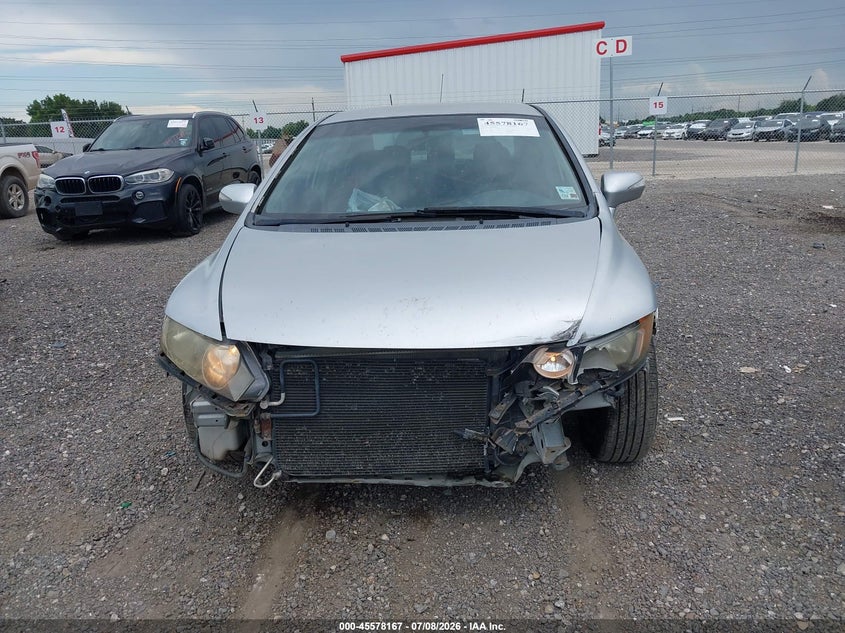 2007 Honda Civic hybrid VIN JHMFA362X7S023073 IAAI salvage auction — FRONT END, Salvage (Louisiana), sold $425 on 2026-07-22 (photo 6)