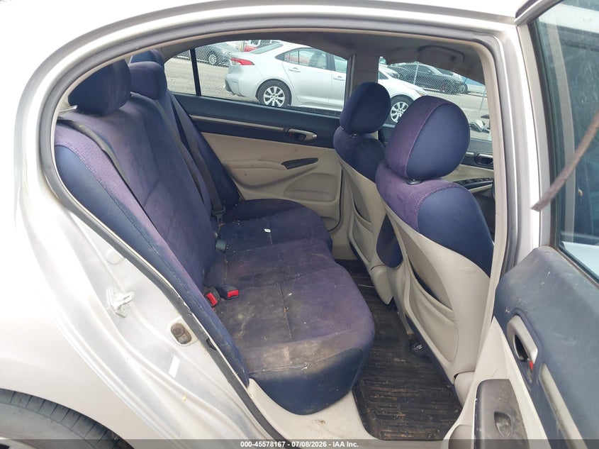 2007 Honda Civic hybrid VIN JHMFA362X7S023073 IAAI salvage auction — FRONT END, Salvage (Louisiana), sold $425 on 2026-07-22 (photo 8)