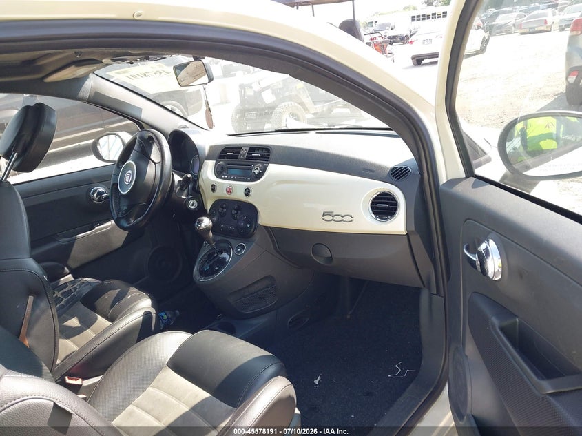 2013 Fiat 500 VIN 3C3CFFBRXDT536414 IAAI salvage auction — LEFT FRONT, Salvage Title, sold $275 on 2026-08-11 (photo 5)