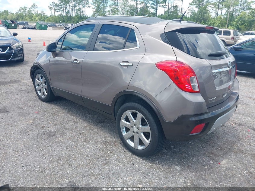 2013 Buick Encore VIN KL4CJDSB5DB144602 IAAI salvage auction — LEFT FRONT, Rebuildable (Florida), sold $350 on 2026-07-28 (photo 3)