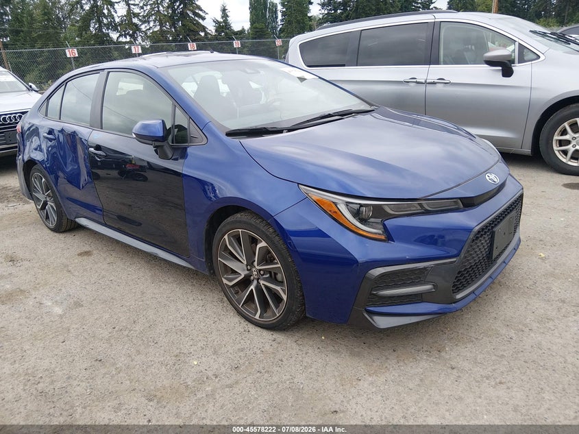 2021 Toyota Corolla VIN 5YFS4MCE2MP065259 IAAI salvage auction — RIGHT SIDE, Salvage Title, sold $6,900 on 2026-07-29 (photo 1)