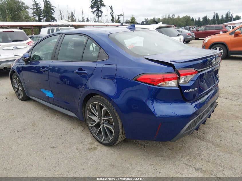 2021 Toyota Corolla VIN 5YFS4MCE2MP065259 IAAI salvage auction — RIGHT SIDE, Salvage Title, sold $6,900 on 2026-07-29 (photo 3)