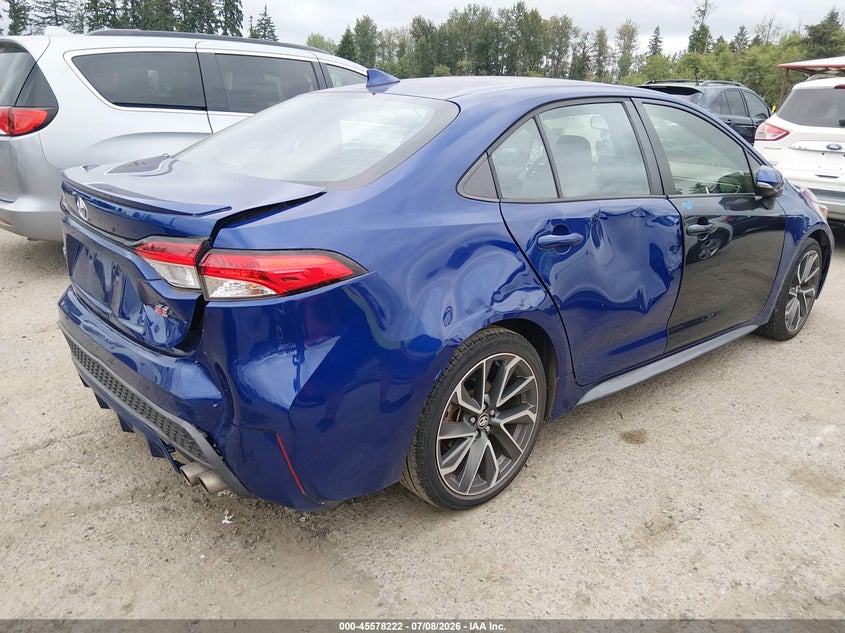 2021 Toyota Corolla VIN 5YFS4MCE2MP065259 IAAI salvage auction — RIGHT SIDE, Salvage Title, sold $6,900 on 2026-07-29 (photo 4)