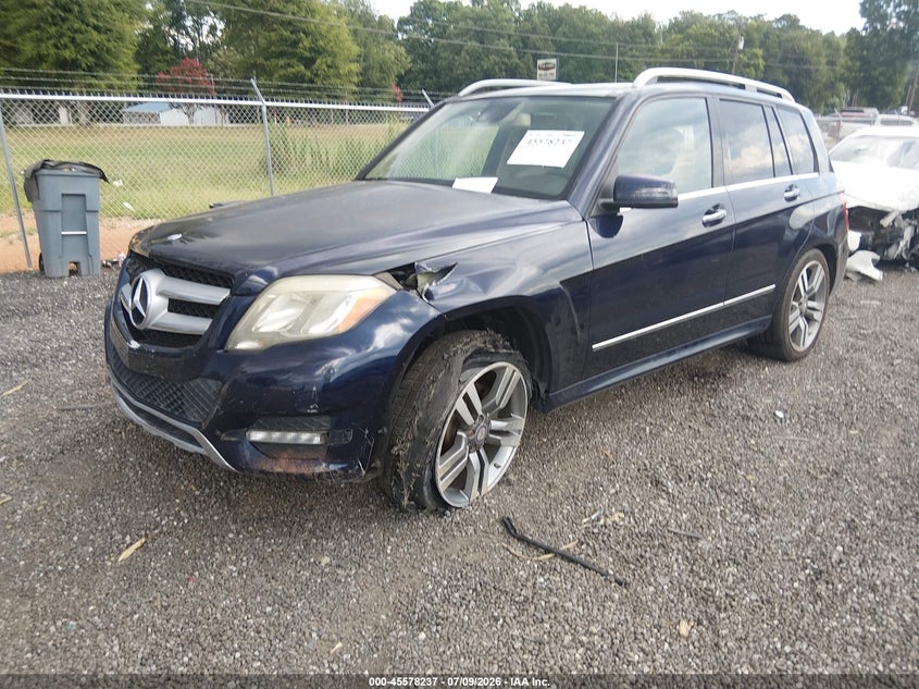 2014 Mercedes-benz Glk-klasse VIN WDCGG5HB2EG270806 IAAI salvage auction — FRONT & REAR, Salvage (South Carolina), sold $2,150 on 2026-08-02 (photo 2)
