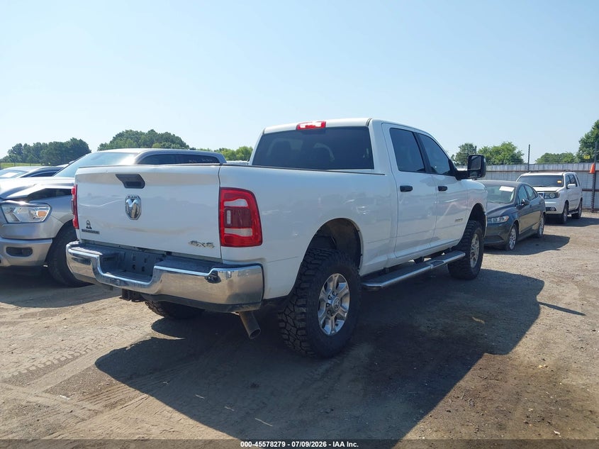 2023 Ram 2500 VIN 3C6UR5DJ0PG558452 IAAI salvage auction — REAR END, Clear (Arkansas), sold $8,100 on 2026-07-29 (photo 4)