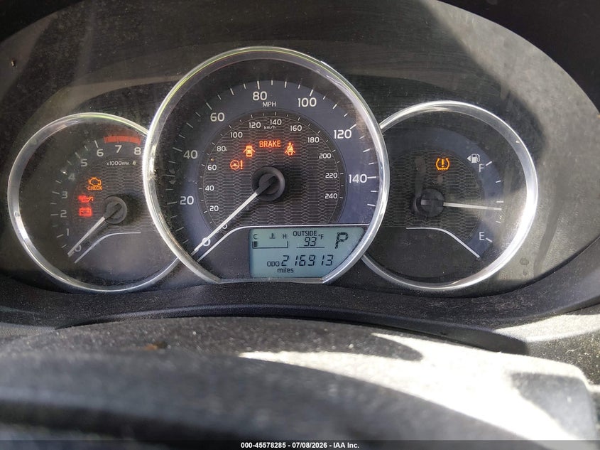 2016 Toyota Corolla VIN 5YFBURHE9GP450831 IAAI salvage auction — NORMAL WEAR, Regular (Nevada), sold $1,575 on 2026-07-24 (photo 7)