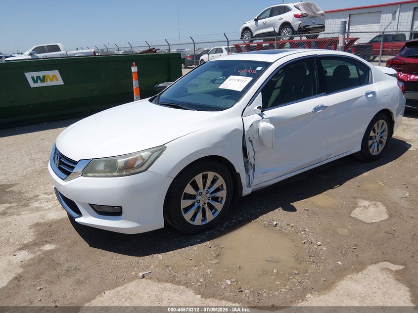2015 Honda Accord VIN 1HGCR3F88FA002729 IAAI salvage auction — LEFT SIDE, Salvage (Kansas), sold $4,300 on 2026-07-31 (photo 2)