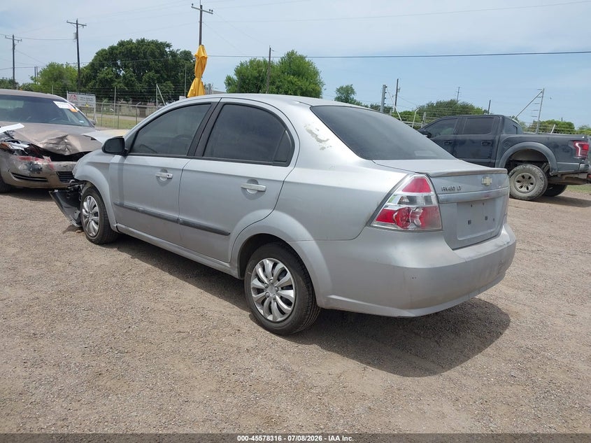 2010 Chevrolet Aveo VIN KL1TD5DE8AB098275 IAAI salvage auction — FRONT END, Salvage (Texas), sold $125 on 2026-07-28 (photo 3)
