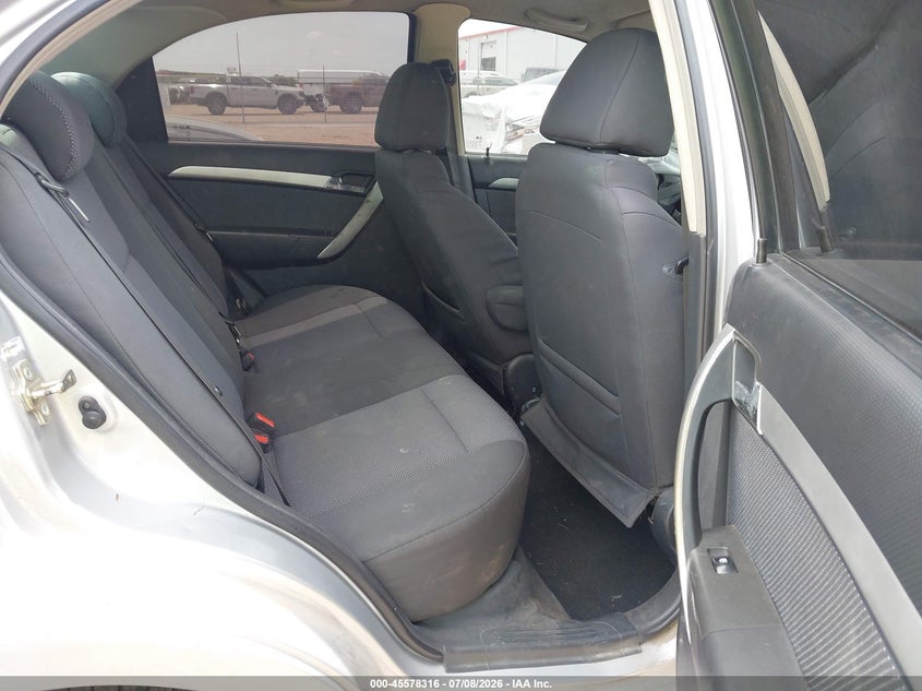 2010 Chevrolet Aveo VIN KL1TD5DE8AB098275 IAAI salvage auction — FRONT END, Salvage (Texas), sold $125 on 2026-07-28 (photo 8)