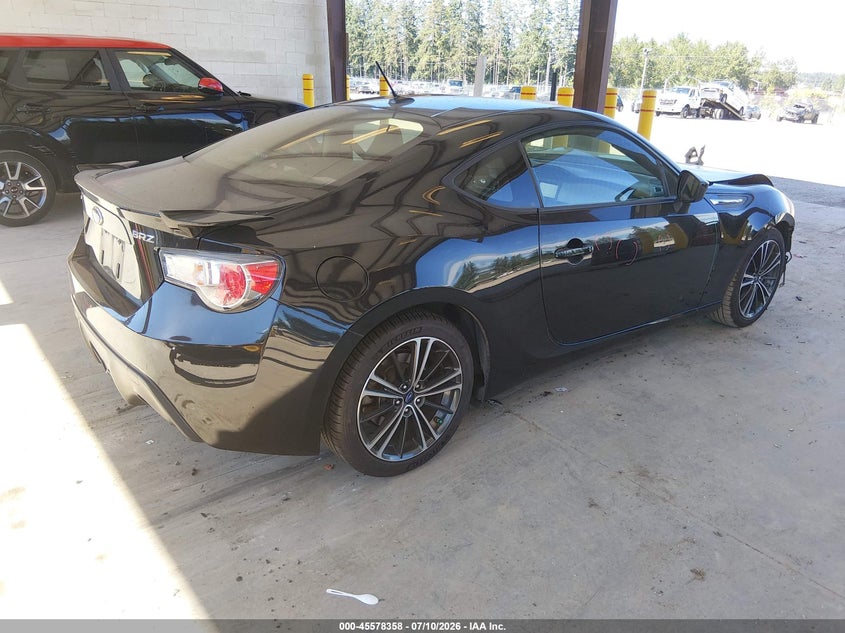 2013 Subaru Brz VIN JF1ZCAC1XD1604461 IAAI salvage auction — FRONT END, Bill Of Sale (Washington), sold $3,100 on 2026-07-29 (photo 4)