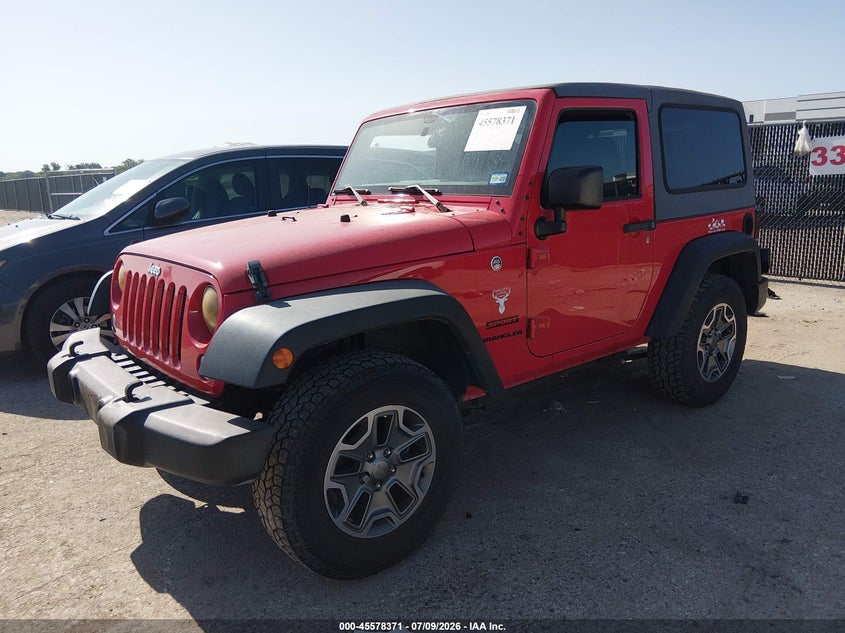 2016 Jeep Wrangler / VIN 1C4AJWAG9GL348856 IAAI salvage auction — NORMAL WEAR, Original (Texas), sold $7,350 on 2026-07-28 (photo 2)