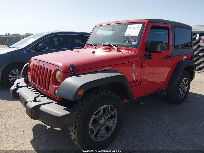 2016 Jeep Wrangler / VIN 1C4AJWAG9GL348856 IAAI salvage auction — NORMAL WEAR, Original (Texas), sold $7,350 on 2026-07-28 (photo 6)