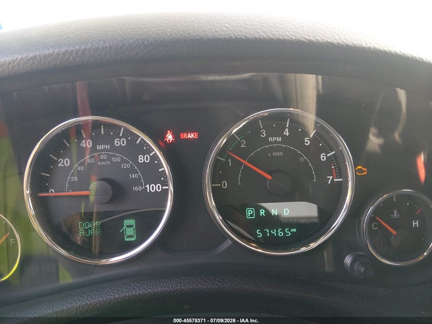 2016 Jeep Wrangler / VIN 1C4AJWAG9GL348856 IAAI salvage auction — NORMAL WEAR, Original (Texas), sold $7,350 on 2026-07-28 (photo 7)