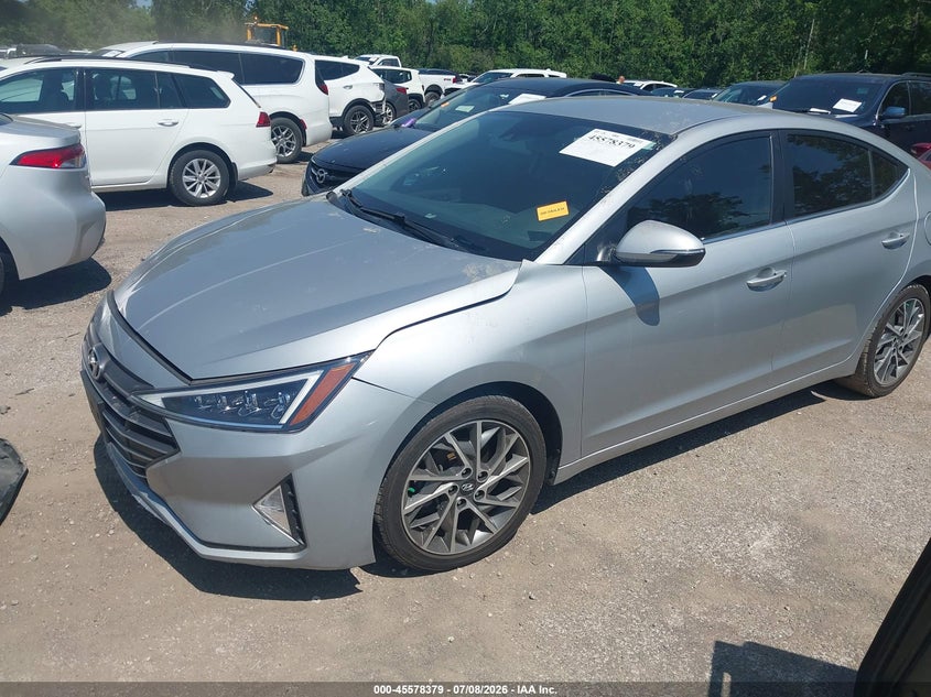 2020 Hyundai Elantra VIN KMHD84LF2LU962245 IAAI salvage auction — RIGHT FRONT, Salvage Title, sold $1,550 on 2026-07-28 (photo 2)
