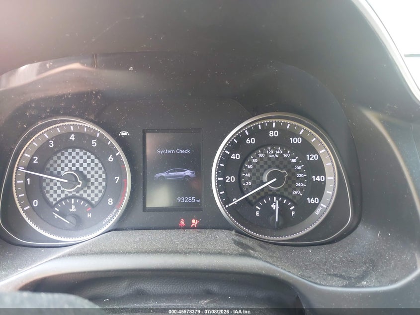 2020 Hyundai Elantra VIN KMHD84LF2LU962245 IAAI salvage auction — RIGHT FRONT, Salvage Title, sold $1,550 on 2026-07-28 (photo 7)