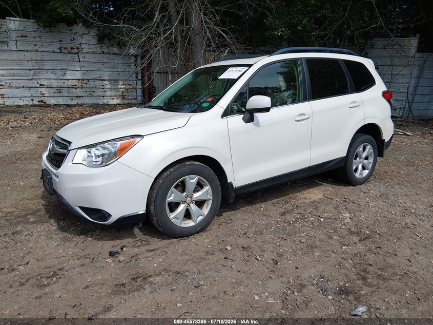 2016 Subaru Forester VIN JF2SJAKC1GH445279 IAAI salvage auction — RIGHT FRONT, Clear (Massachusetts), sold $25 on 2026-07-22 (photo 2)