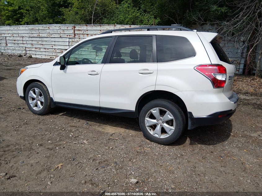 2016 Subaru Forester VIN JF2SJAKC1GH445279 IAAI salvage auction — RIGHT FRONT, Clear (Massachusetts), sold $25 on 2026-07-22 (photo 3)