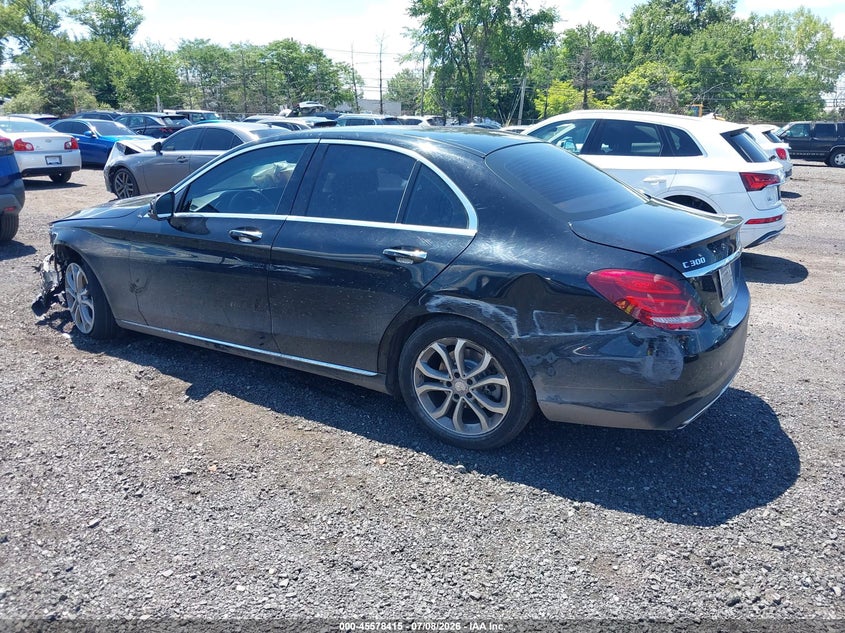 2017 Mercedes-benz C class VIN 55SWF4KB2HU199529 IAAI salvage auction — NORMAL WEAR, Clear (New Jersey), sold $1,800 on 2026-07-20 (photo 3)