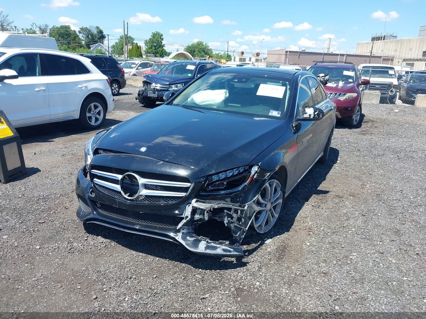 2017 Mercedes-benz C class VIN 55SWF4KB2HU199529 IAAI salvage auction — NORMAL WEAR, Clear (New Jersey), sold $1,800 on 2026-07-20 (photo 6)