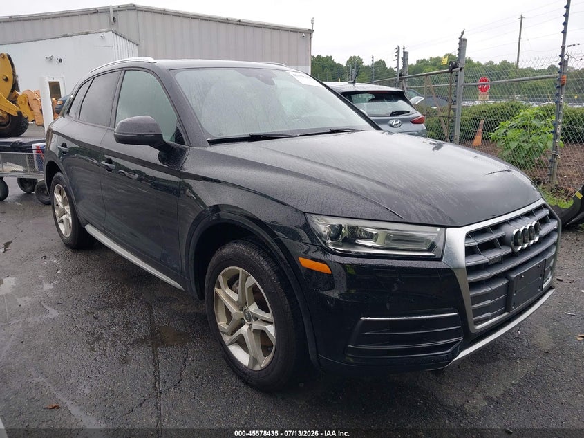 2018 Audi Q5 VIN WA1ANAFY7J2023381 IAAI salvage auction — NORMAL WEAR, Clear (North Carolina), sold $4,550 on 2026-07-30 (photo 1)