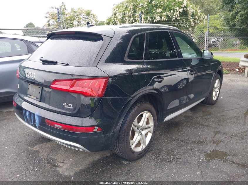 2018 Audi Q5 VIN WA1ANAFY7J2023381 IAAI salvage auction — NORMAL WEAR, Clear (North Carolina), sold $4,550 on 2026-07-30 (photo 4)