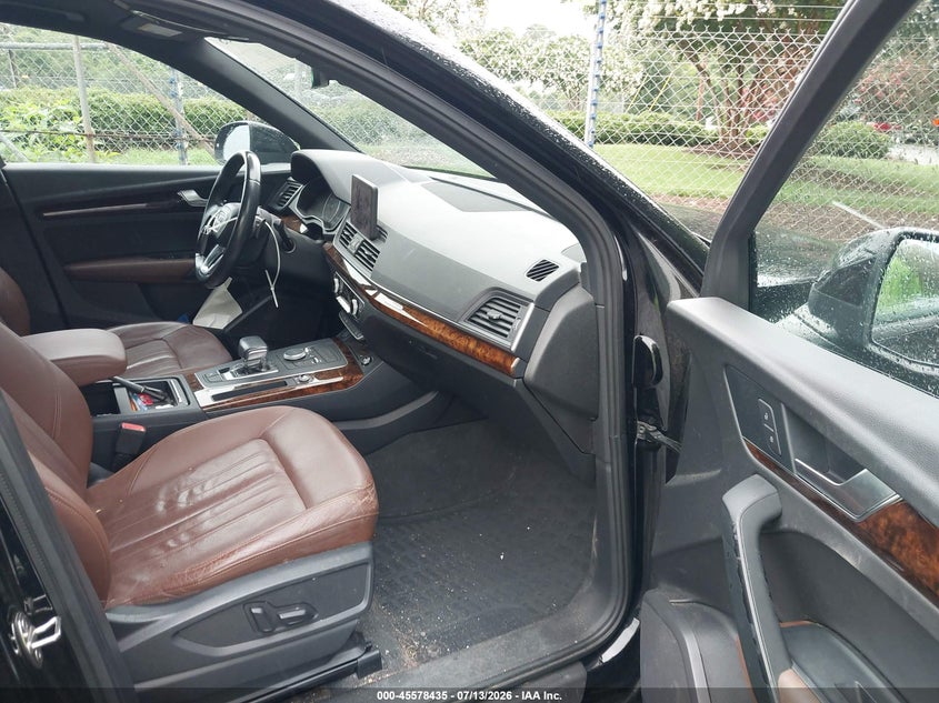 2018 Audi Q5 VIN WA1ANAFY7J2023381 IAAI salvage auction — NORMAL WEAR, Clear (North Carolina), sold $4,550 on 2026-07-30 (photo 5)