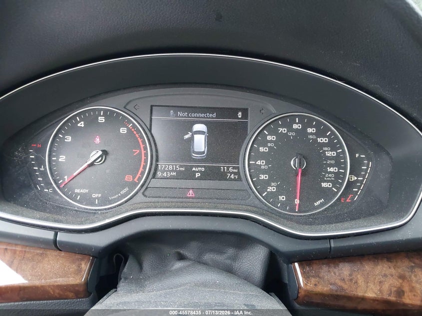 2018 Audi Q5 VIN WA1ANAFY7J2023381 IAAI salvage auction — NORMAL WEAR, Clear (North Carolina), sold $4,550 on 2026-07-30 (photo 7)