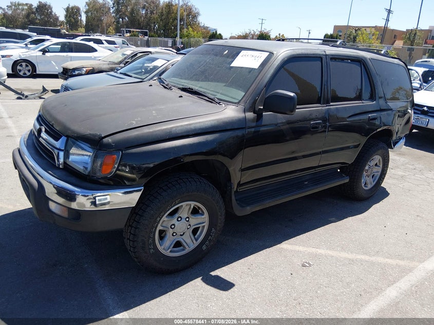 2002 Toyota 4runner VIN JT3GN86R120259172 IAAI salvage auction — REAR END, Salvage (California), sold $925 on 2026-07-23 (photo 2)
