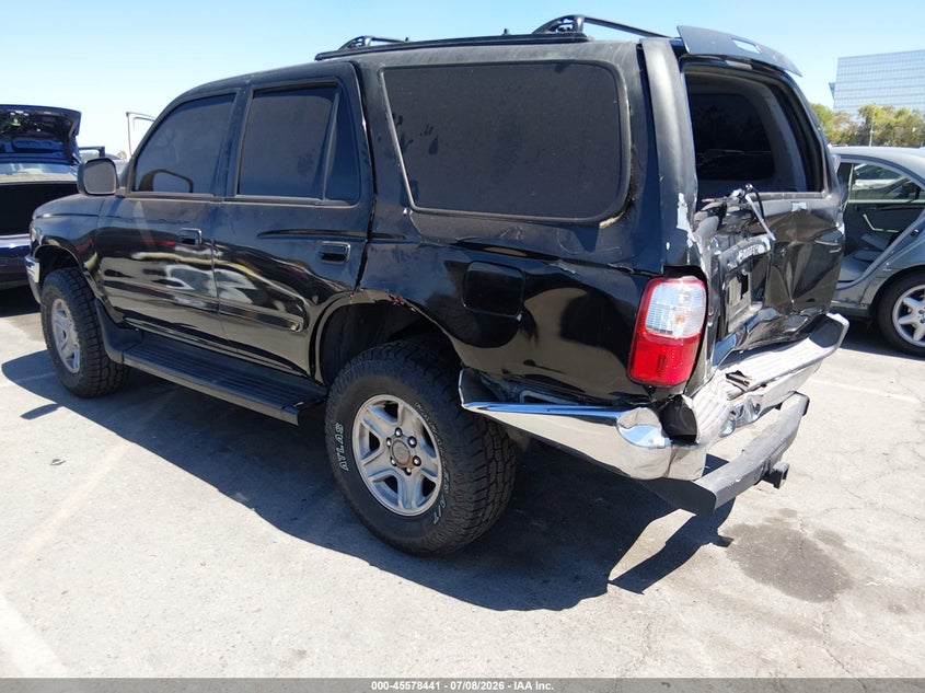 2002 Toyota 4runner VIN JT3GN86R120259172 IAAI salvage auction — REAR END, Salvage (California), sold $925 on 2026-07-23 (photo 3)