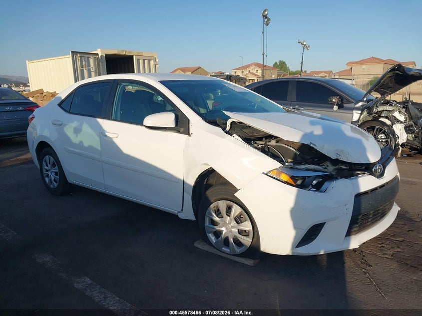 2015 Toyota Corolla VIN 5YFBURHEXFP311760 IAAI salvage auction — RIGHT FRONT, Wait Title, sold $1,600 on 2026-08-03 (photo 1)