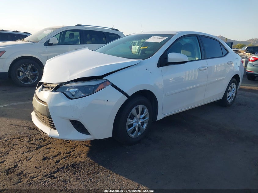 2015 Toyota Corolla VIN 5YFBURHEXFP311760 IAAI salvage auction — RIGHT FRONT, Wait Title, sold $1,600 on 2026-08-03 (photo 2)