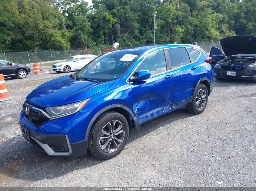 2020 Honda Cr-v VIN 7FARW2H58LE004373 IAAI salvage auction — LEFT SIDE, Salvage (Virginia), sold $8,025 on 2026-07-28 (photo 2)