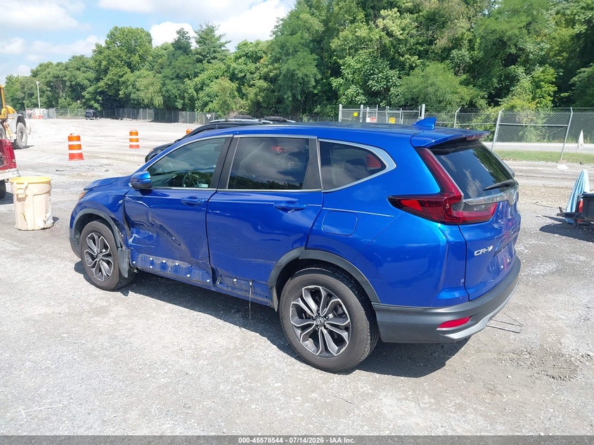 2020 Honda Cr-v VIN 7FARW2H58LE004373 IAAI salvage auction — LEFT SIDE, Salvage (Virginia), sold $8,025 on 2026-07-28 (photo 3)