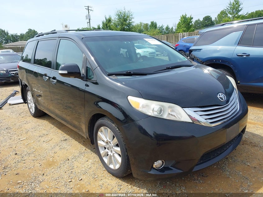 2013 Toyota Sienna VIN 5TDDK3DC8DS065053 IAAI salvage auction — SIDE, Salvage (Virginia), sold $2,600 on 2026-07-17 (photo 1)