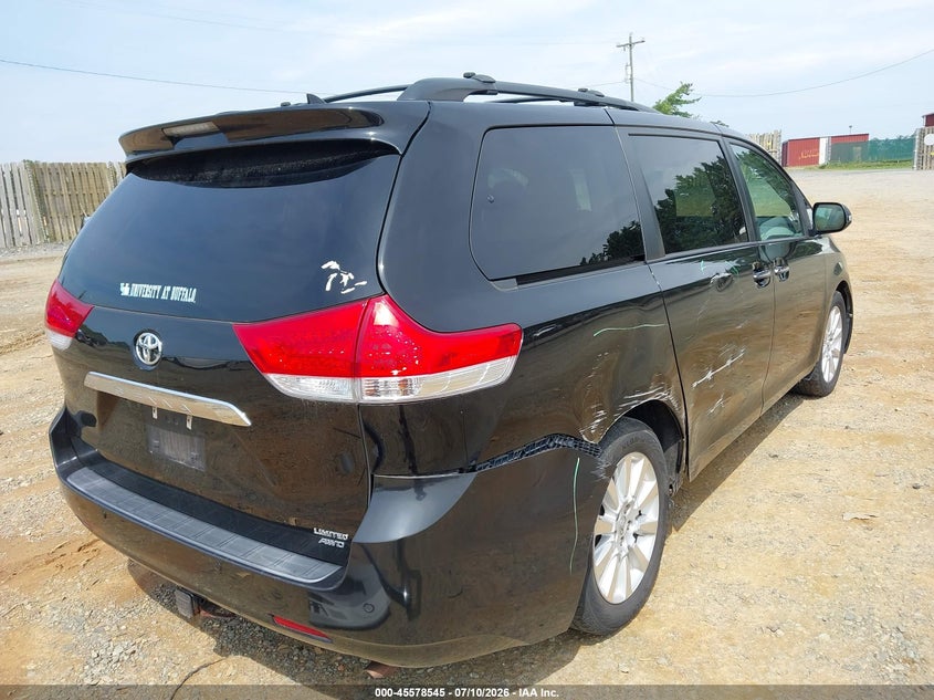 2013 Toyota Sienna VIN 5TDDK3DC8DS065053 IAAI salvage auction — SIDE, Salvage (Virginia), sold $2,600 on 2026-07-17 (photo 4)