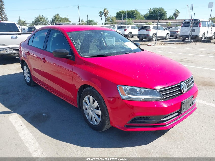 2015 Volkswagen Jetta VIN 3VW2K7AJXFM278300 IAAI salvage auction — REAR END, Wait Title, sold $1,600 on 2026-09-15 (photo 1)