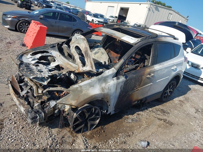 2018 Toyota Rav 4 VIN JTMNFREV8JJ186900 IAAI salvage auction — EXTERIOR BURN, Bill Of Sale (Georgia), sold $25 on 2026-07-29 (photo 2)