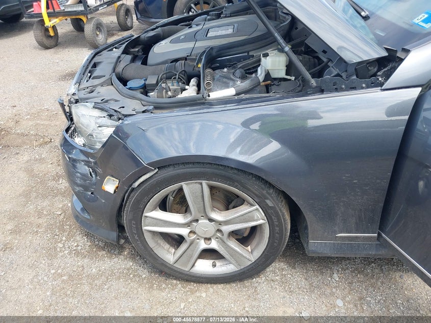 2011 Mercedes-benz C-klasse VIN WDDGF8BB2BR173372 IAAI salvage auction — LEFT FRONT, Clear (Virginia), sold $775 on 2026-08-14 (photo 6)