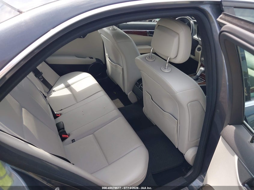 2011 Mercedes-benz C-klasse VIN WDDGF8BB2BR173372 IAAI salvage auction — LEFT FRONT, Clear (Virginia), sold $775 on 2026-08-14 (photo 8)