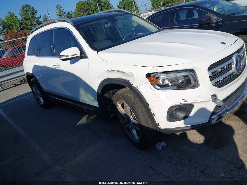 2020 Mercedes-benz Glb VIN W1N4M4HB4LW033029 IAAI salvage auction — RIGHT FRONT, Salvage (North Carolina), sold $8,600 on 2026-07-29 (photo 1)