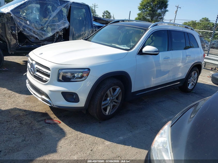 2020 Mercedes-benz Glb VIN W1N4M4HB4LW033029 IAAI salvage auction — RIGHT FRONT, Salvage (North Carolina), sold $8,600 on 2026-07-29 (photo 2)