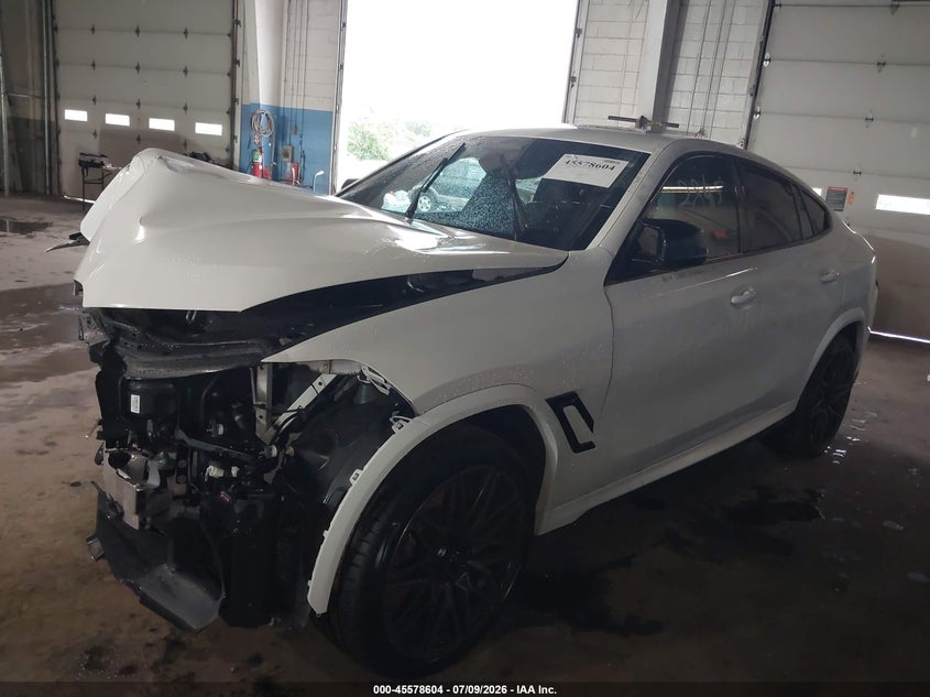 2022 BMW X6 m VIN 5YMCY0C0XN9L06327 IAAI salvage auction — FRONT END, Clear (New Jersey), sold $15,050 on 2026-07-20 (photo 6)